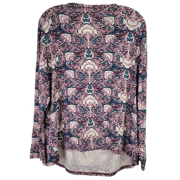 Talbots Tunic Popover Top Shirt Women’s Plus Size 2XP Petite Drape Neck Rayon - Picture 3 of 7